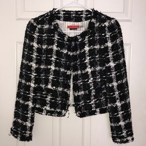 Alice + Olivia Black and White Blazer